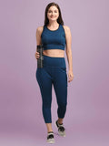 Women's Polyester Solid Sports Track Suit Roposo Clout