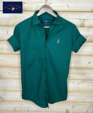 Cotton Solid Full Sleeves Regular Fit Mens Casual Shirt Roposo Clout